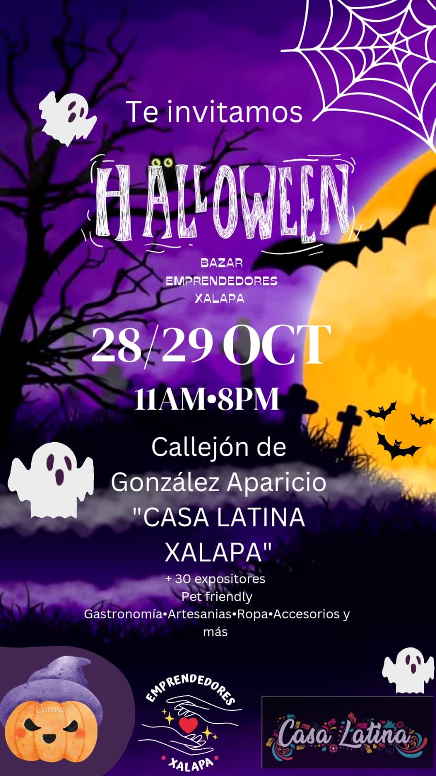 Este fin de semana habrá Bazar de Halloween en Casa Latina Perfil